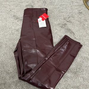 NWT Spanx faux patent leather pants